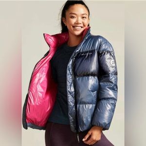 Peloton Color Block Puffy Jacket Size S